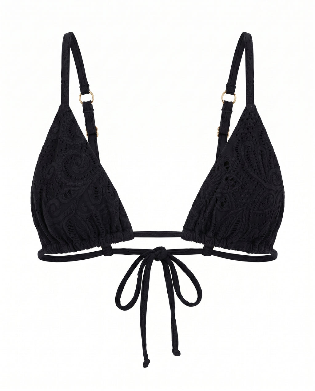Capri ojalillo Top negro