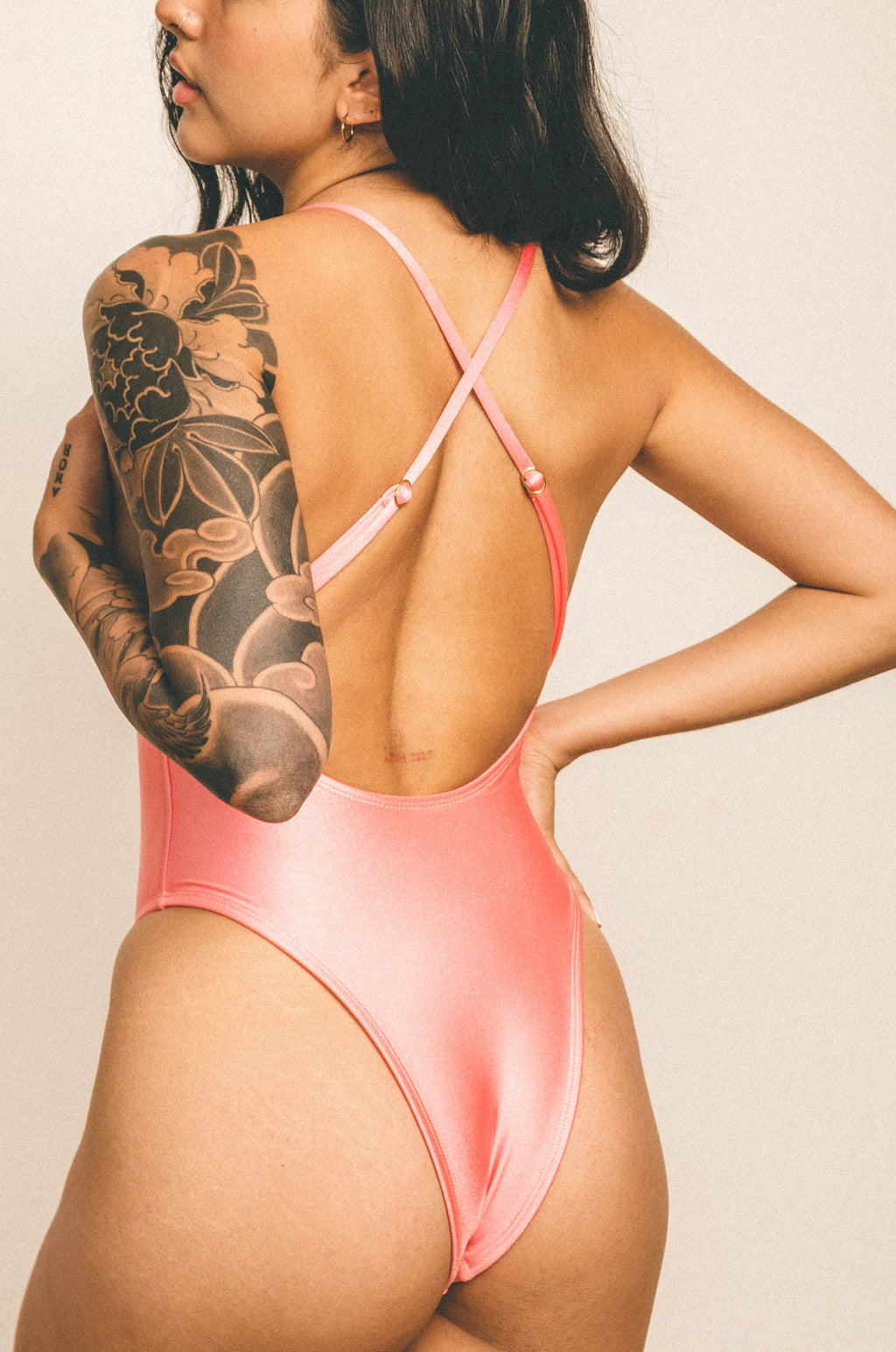 Vestido de baño Entero Coral Rosa