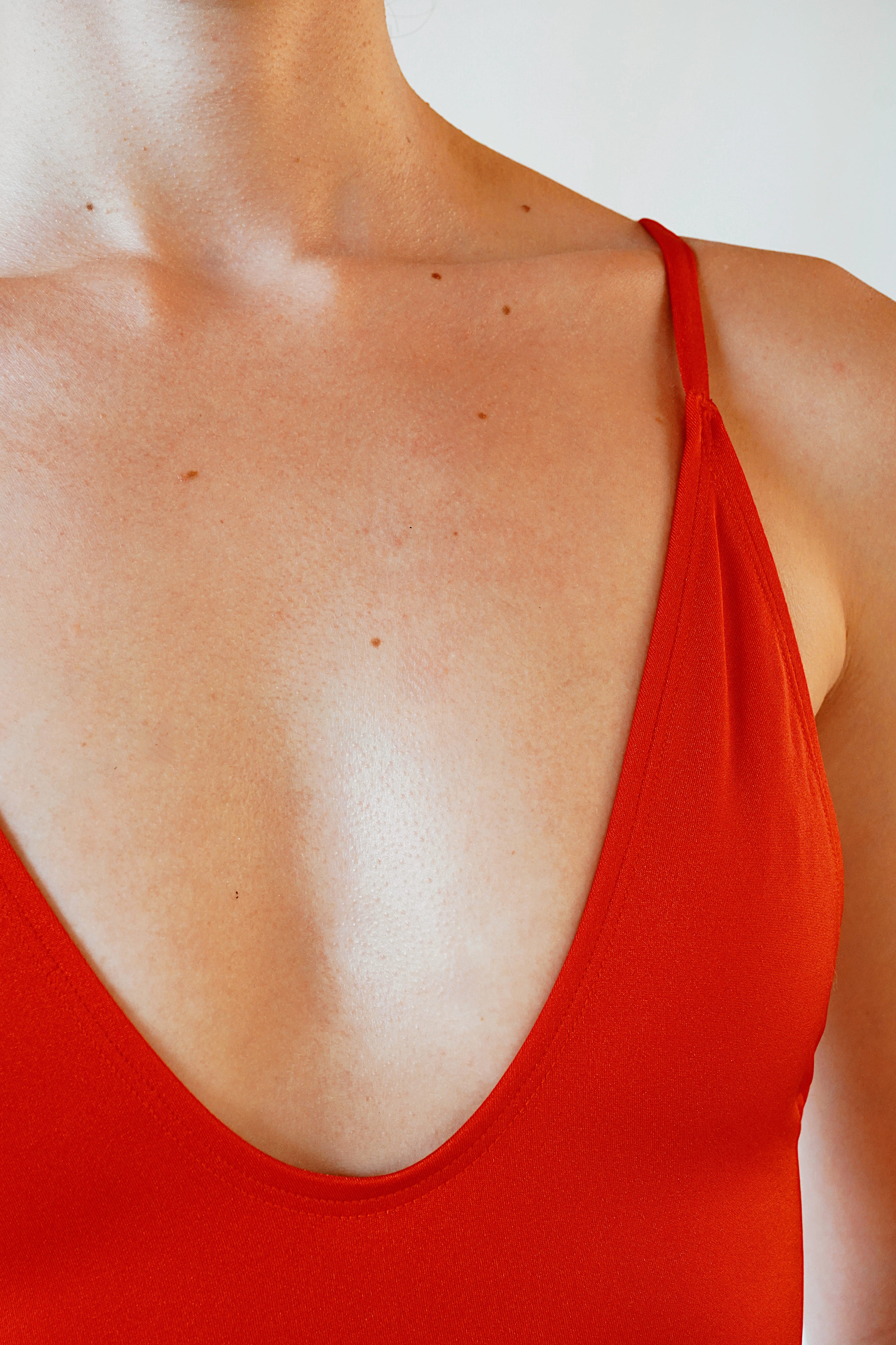 Vestido de baño Entero Coral rojo